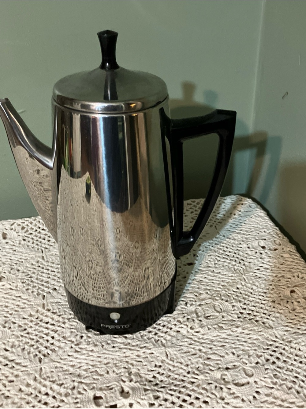 12 Cup Coffee Percolator Presto 02811 Stainless Steel Electric